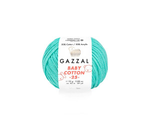 Пряжа Gazzal BabyCotton 25 цвет 3452