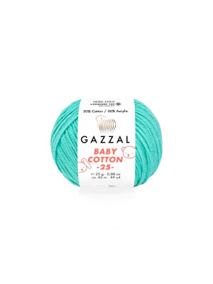 Пряжа Gazzal BabyCotton 25 цвет 3452