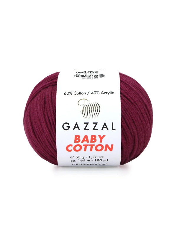 Пряжа Gazzal BabyCotton 3442