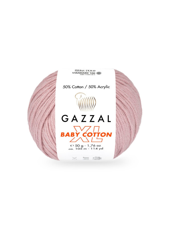 Пряжа Gazzal BabyCotton XL 3444