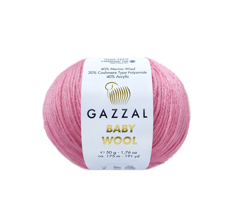 Пряжа Gazzal Baby Wool 828 Пряжа Gazzal Baby Wool 828