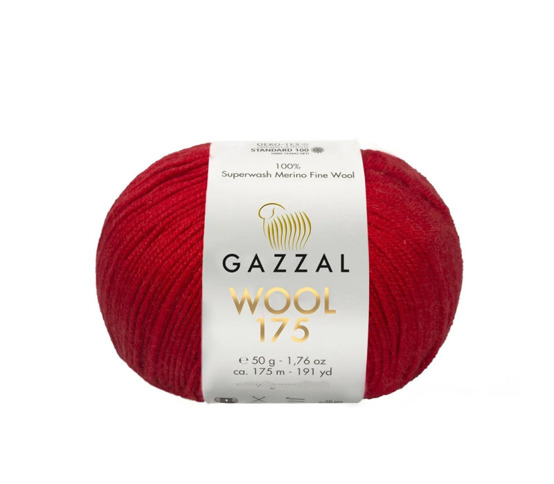 Пряжа Gazzal Wool 175 338 Пряжа Gazzal Wool 175 338