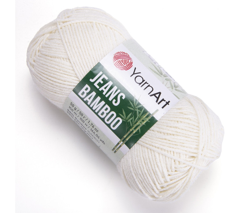 Пряжа YarnArt Jeans Bamboo 102 Пряжа YarnArt Jeans Bamboo 102