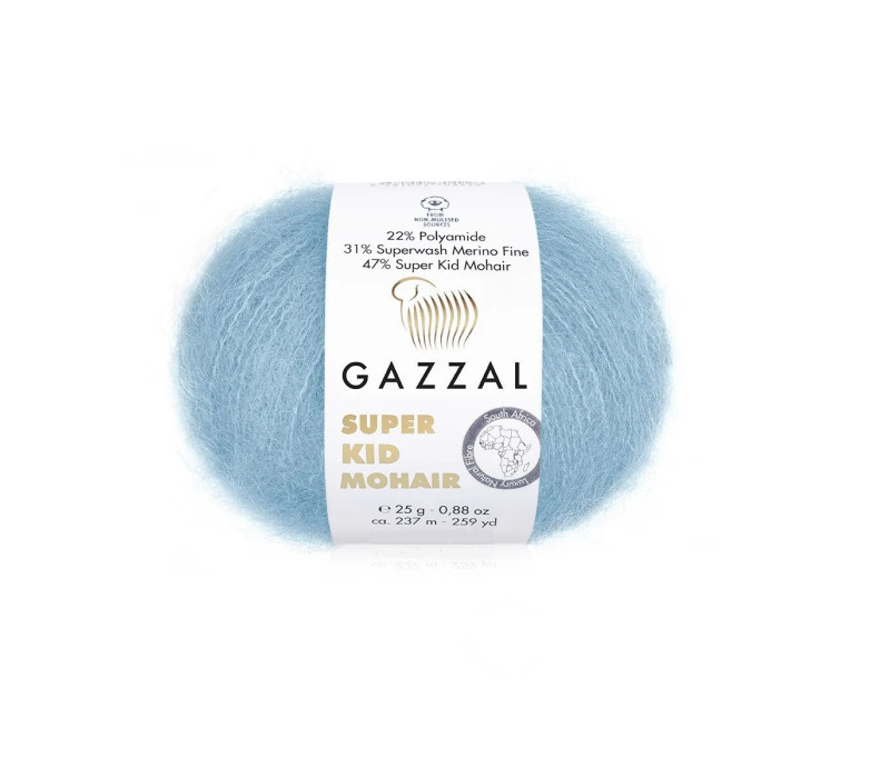 Пряжа Gazzal Super Kid Mohair 64420 Пряжа Gazzal Super Kid Mohair 64420