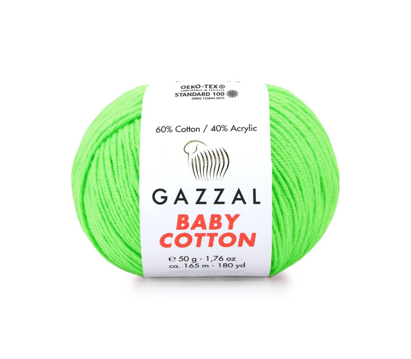 Пряжа Gazzal BabyCotton 3427 Пряжа Gazzal BabyCotton 3427