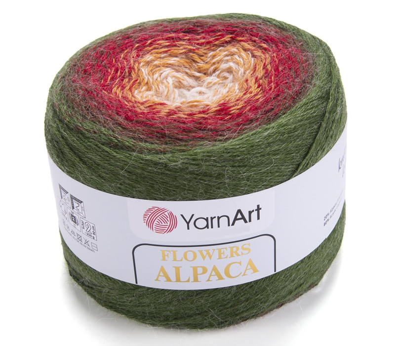 Пряжа YarnArt Flowers Alpaca 420 Пряжа YarnArt Flowers Alpaca 420