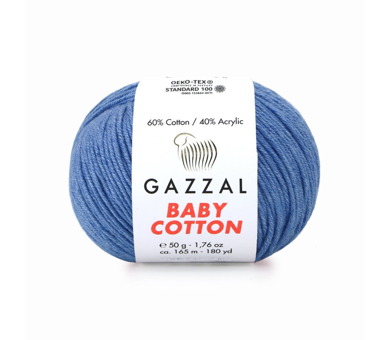 Пряжа Gazzal BabyCotton 3431