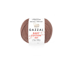 Пряжа Gazzal BabyCotton 25 цвет 3455