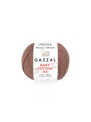 Пряжа Gazzal BabyCotton 25 цвет 3455