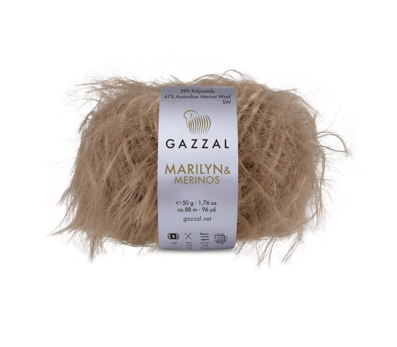 Пряжа Gazzal Marilyn&Merinos 8272 Пряжа Gazzal Marilyn&Merinos 8272