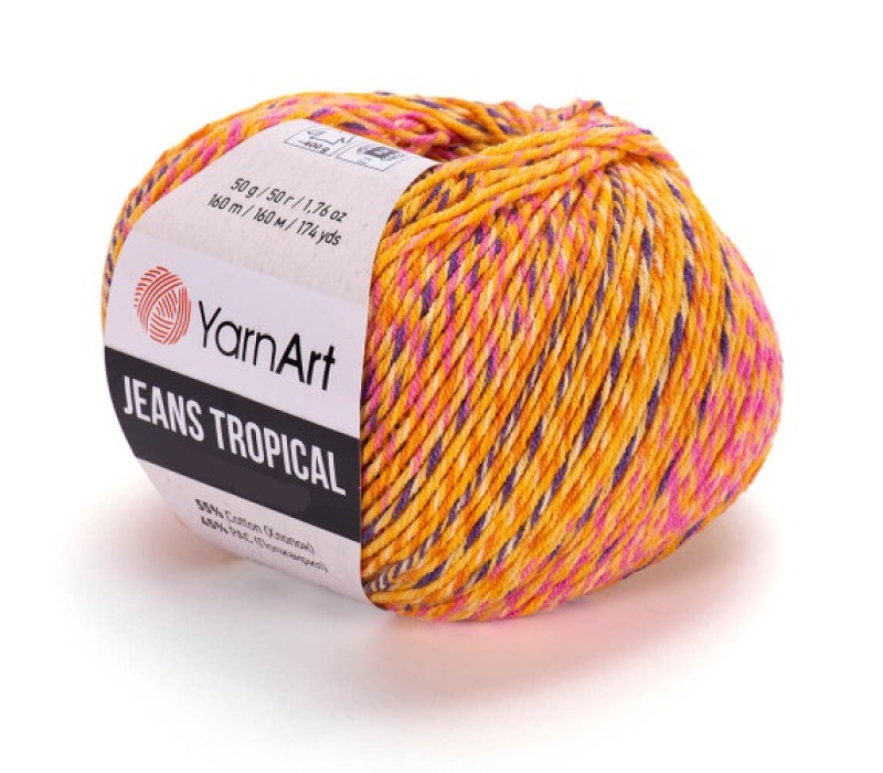 Пряжа YarnArt Jeans Tropical 617 Пряжа YarnArt Jeans Tropical 617