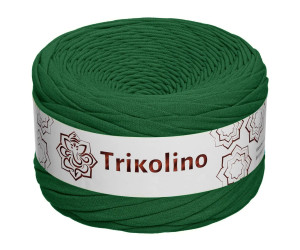 Пряжа трикотажная 7-9 мм "Trikolino" 100м. Зеленый