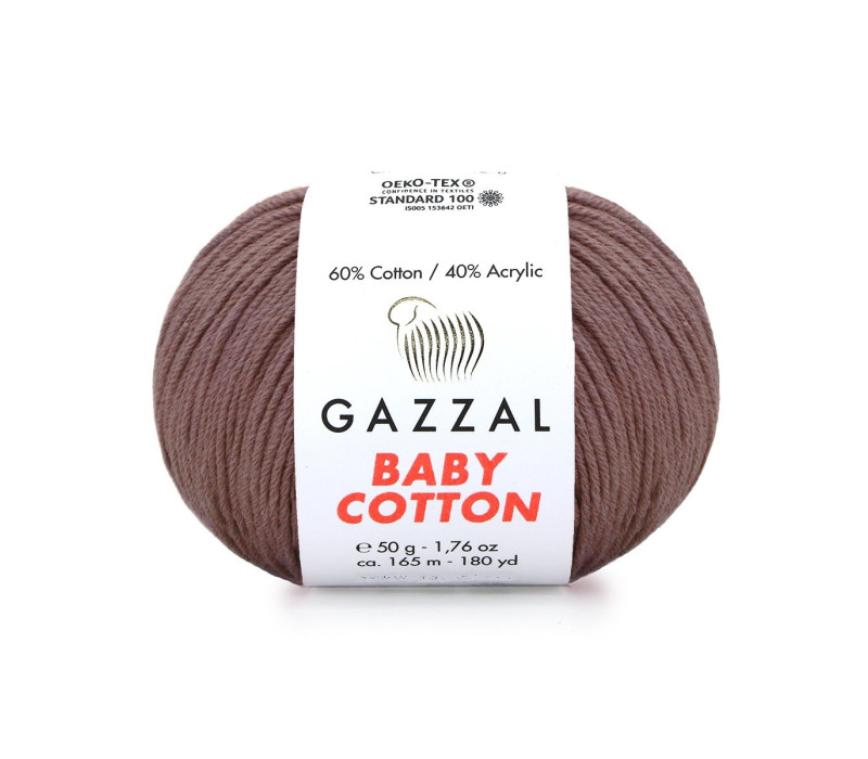 Пряжа Gazzal BabyCotton 3455