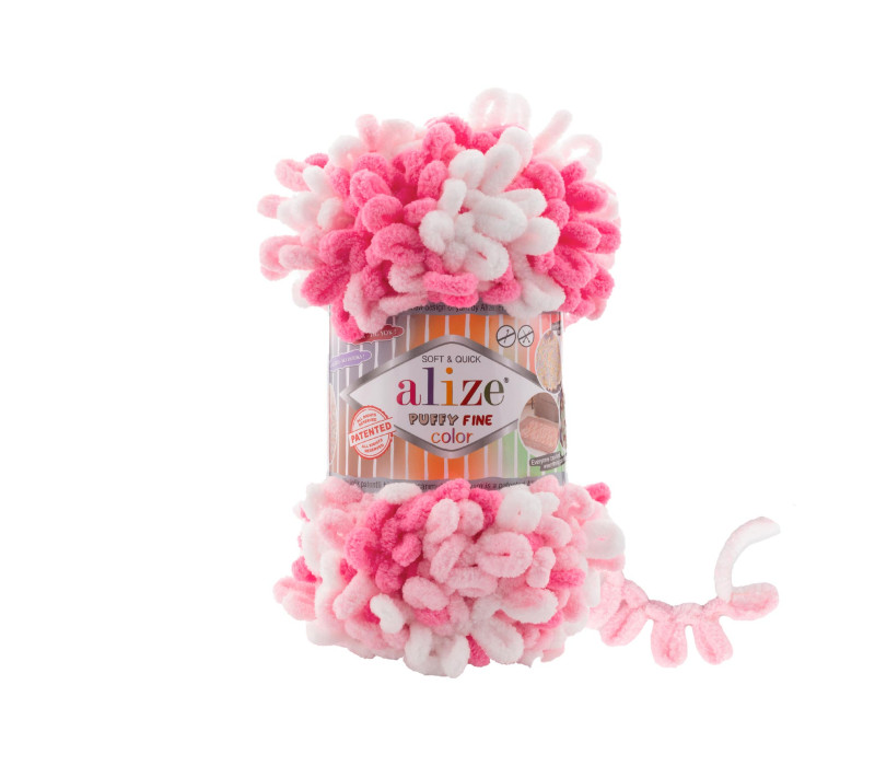 Пряжа Alize Puffy Fine Color 6383