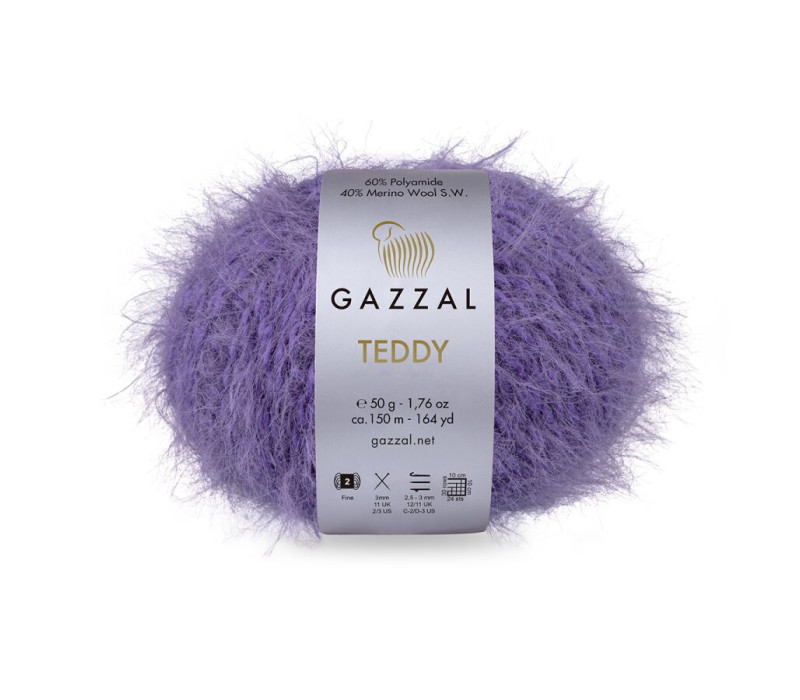 Пряжа Gazzal Teddy 6550