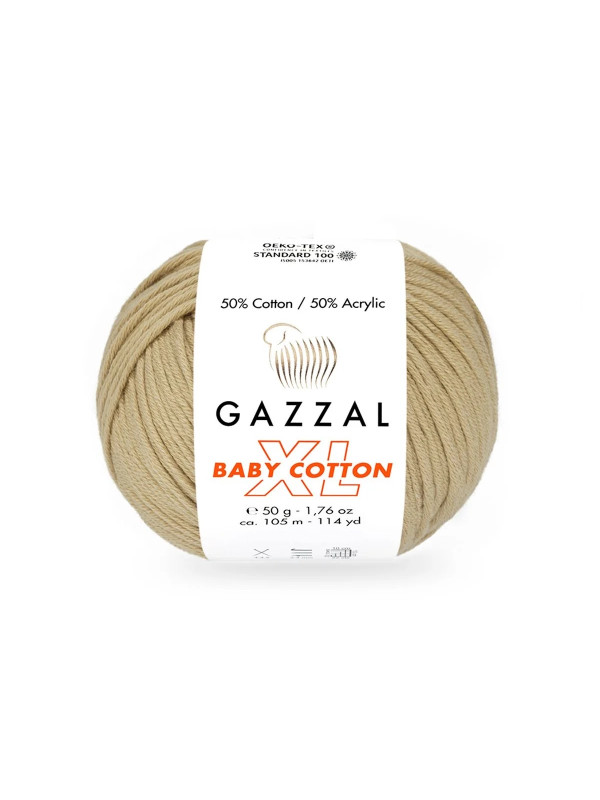 Пряжа Gazzal BabyCotton XL 3424