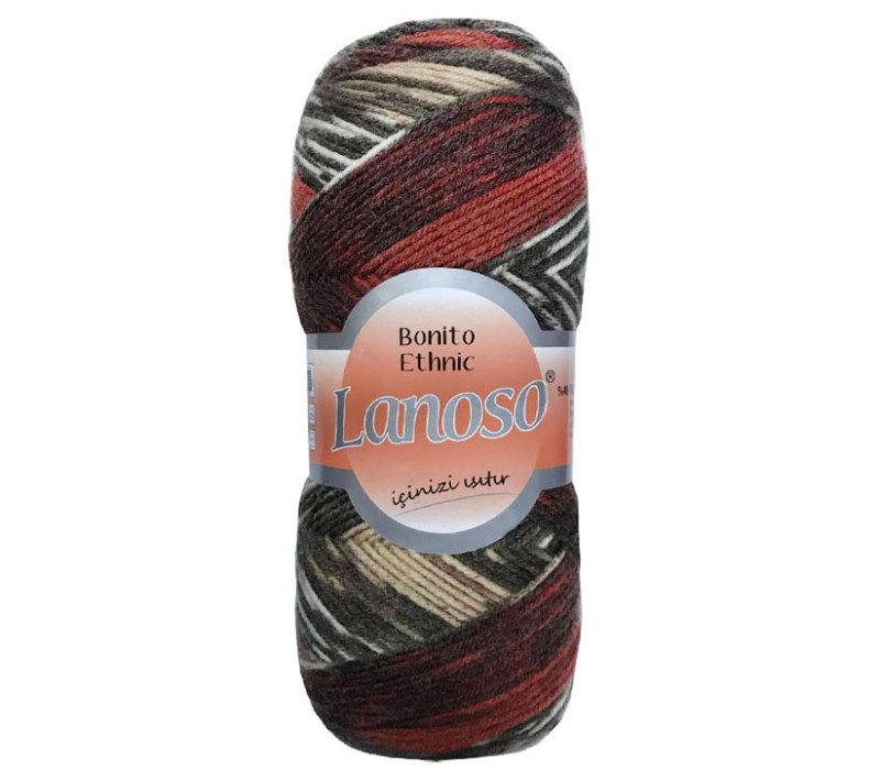 Пряжа Lanoso Bonito Ethnic 1200