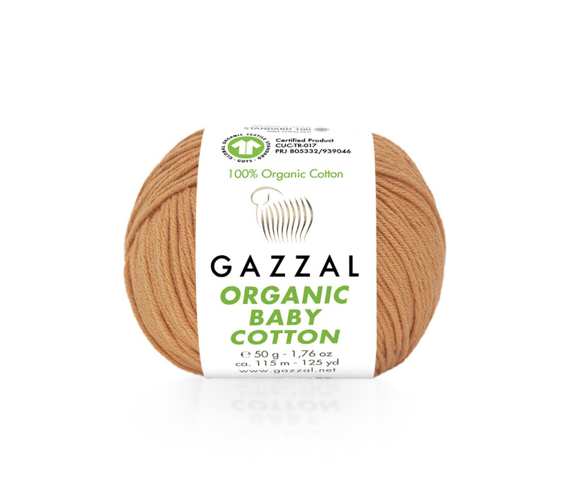 Пряжа Gazzal Organic Baby Cotton 438 Пряжа Gazzal Organic Baby Cotton 438