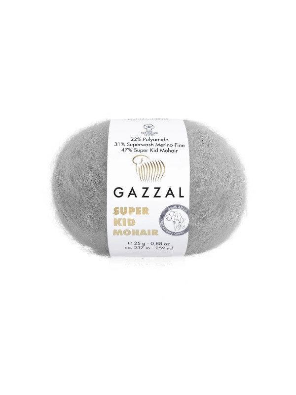 Пряжа Gazzal Super Kid Mohair 64434