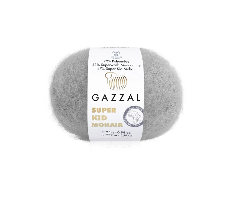 Пряжа Gazzal Super Kid Mohair 64434 Пряжа Gazzal Super Kid Mohair 64434