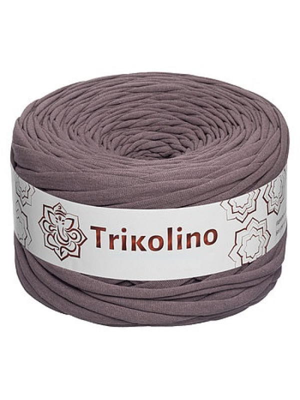 Пряжа трикотажная 7-9 мм "Trikolino" 100м. Кофе