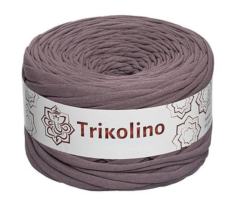 Пряжа трикотажная 7-9 мм "Trikolino" 100м. Кофе