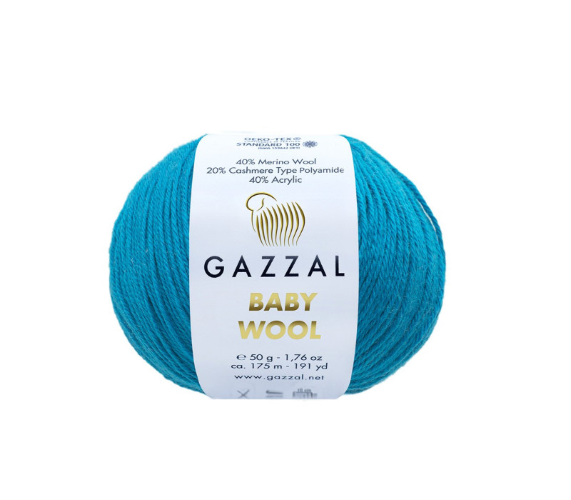 Пряжа Gazzal Baby Wool 822 Пряжа Gazzal Baby Wool 822