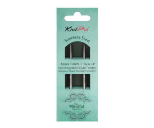 Спиці розбірні 3,0мм 10см Mindful Collection KnitPro 36171