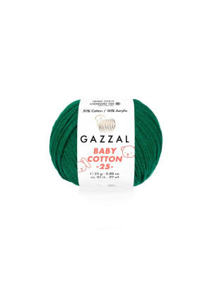 Пряжа Gazzal BabyCotton 25 цвет 3467