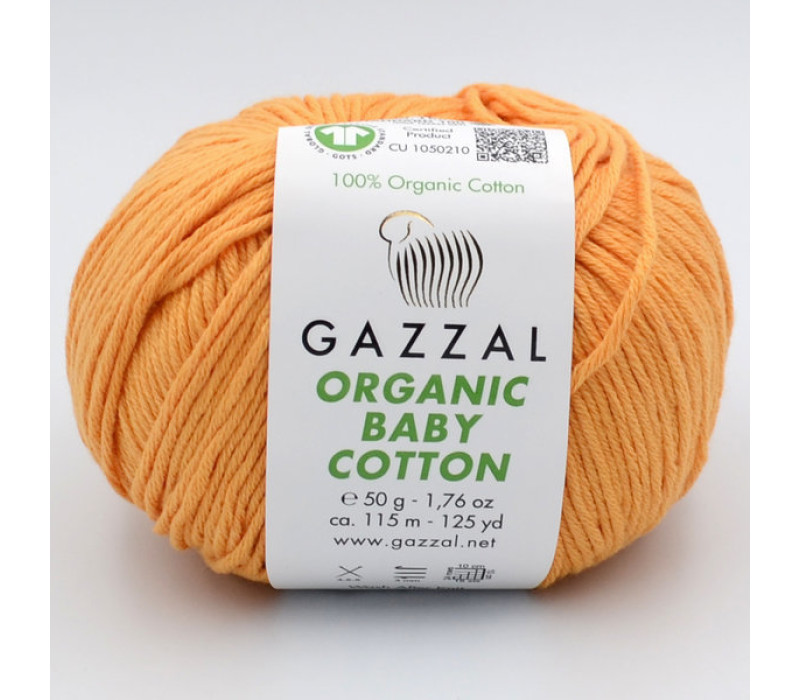 Пряжа Gazzal Organic Baby Cotton 418 Пряжа Gazzal Organic Baby Cotton 418
