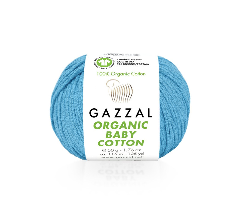 Пряжа Gazzal Organic Baby Cotton 424 Пряжа Gazzal Organic Baby Cotton 424