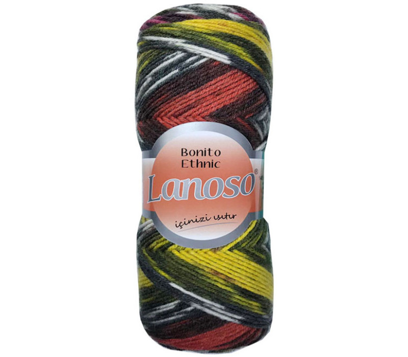 Пряжа Lanoso Bonito Ethnic 1209