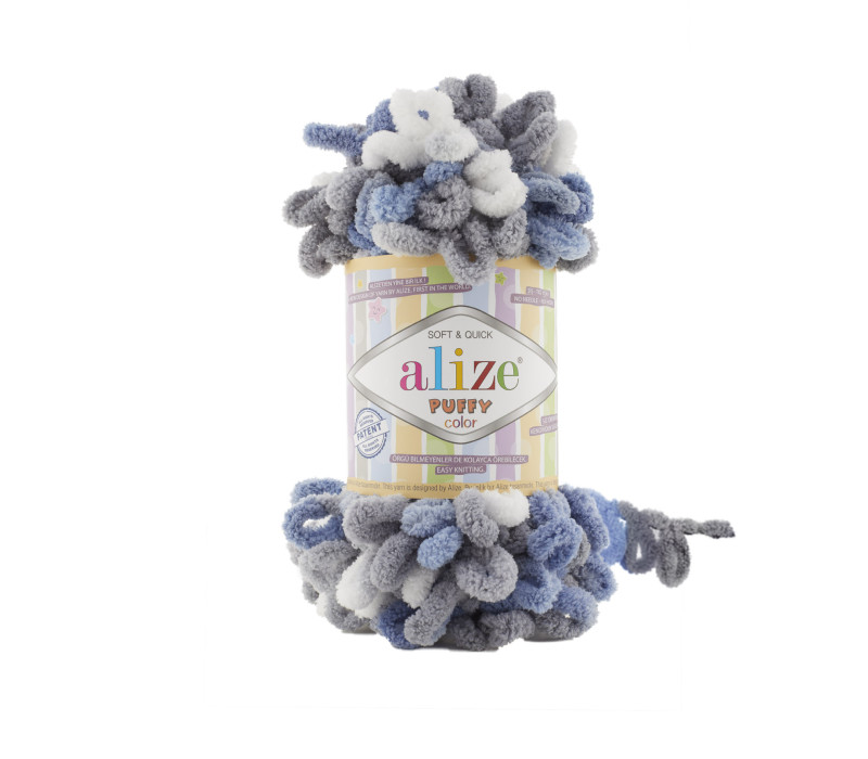 Пряжа Alize Puffy Color 6075 Пряжа Alize Puffy Color 6075