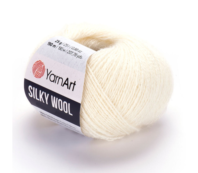 Пряжа YarnArt Silky Wool 330