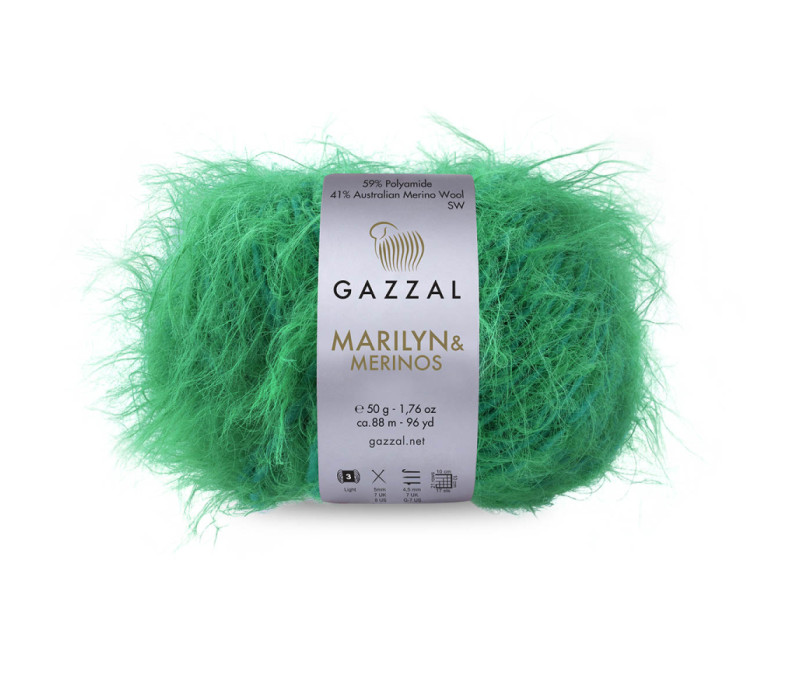 Пряжа Gazzal Marilyn&Merinos 8258 Пряжа Gazzal Marilyn&Merinos 8258