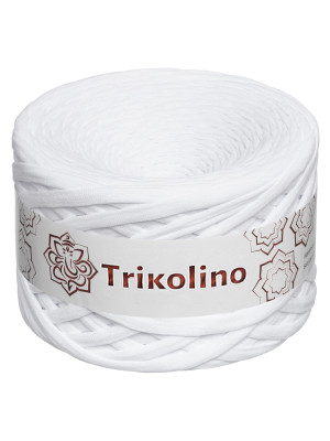 Пряжа трикотажная 7-9 мм "Trikolino" 100м. Белый