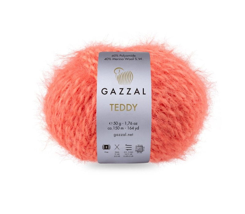 Пряжа Gazzal Teddy 6543 Пряжа Gazzal Teddy 6543