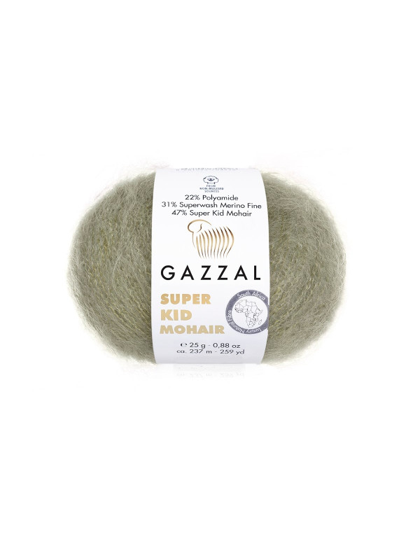 Пряжа Gazzal Super Kid Mohair 64407