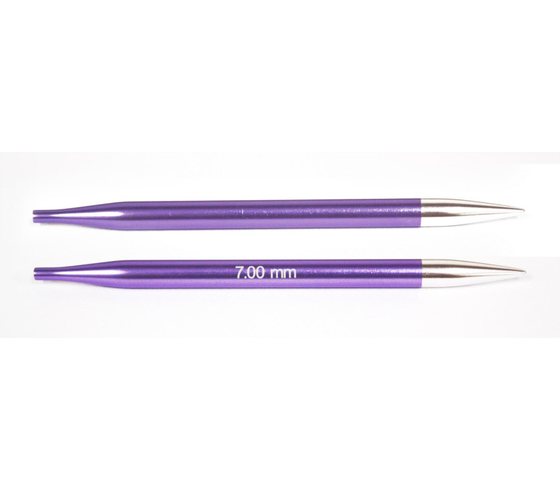 Спицы съемные короткие 7мм Zing KnitPro 47531