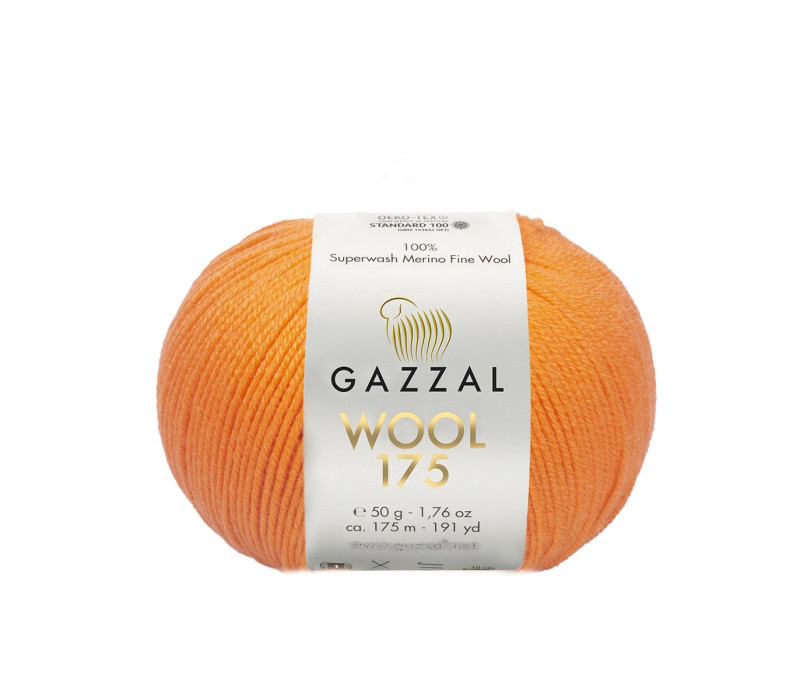 Пряжа Gazzal Wool 175 354
