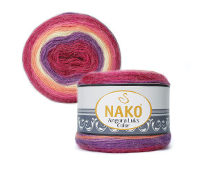 Пряжа Nako Angora Luks Color 81917