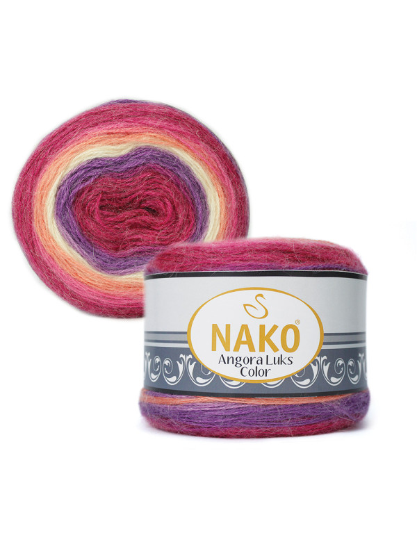 Пряжа Nako Angora Luks Color 81917