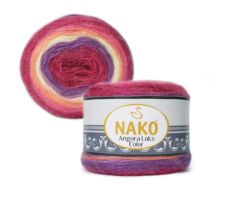 Пряжа Nako Angora Luks Color 81917