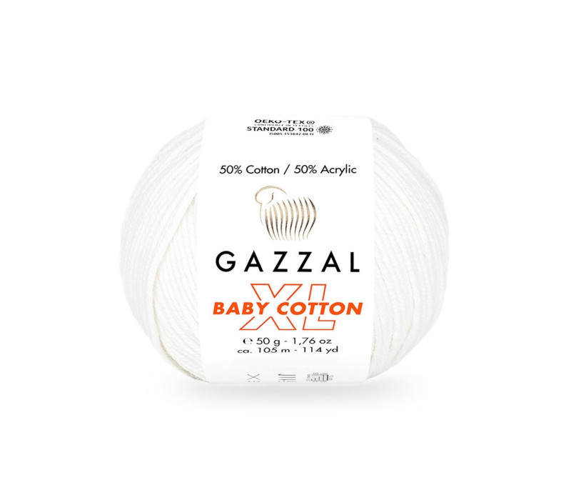 Пряжа Gazzal BabyCotton XL 3410