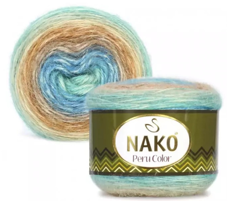 Пряжа Nako Peru Color 32416 Пряжа Nako Peru Color 32416
