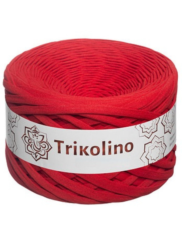 Пряжа трикотажная 7-9 мм "Trikolino" 100м. Красный