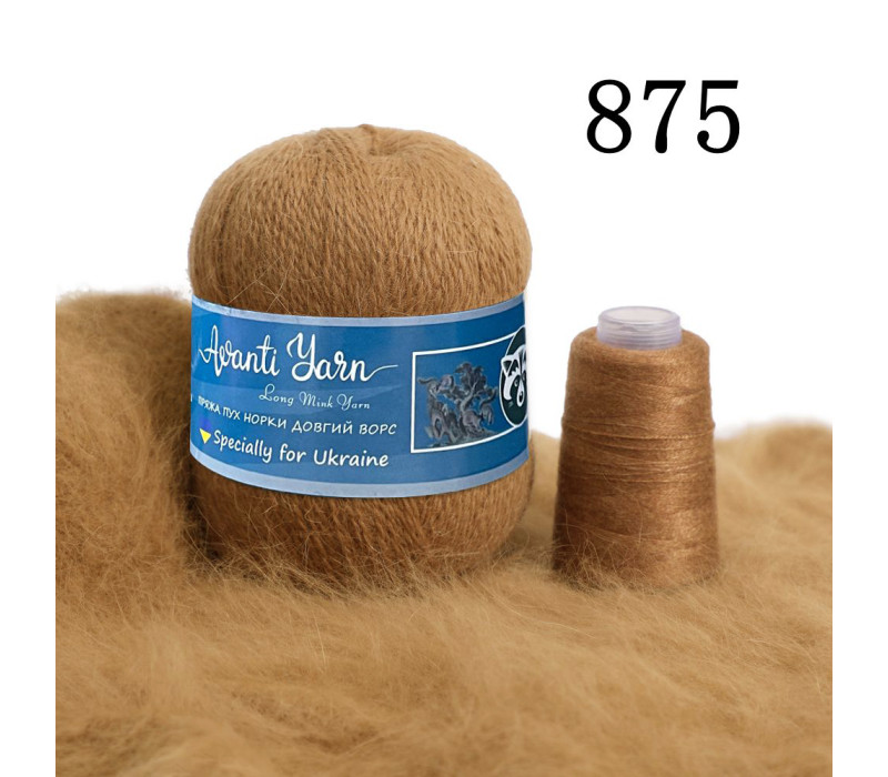 Пряжа Coomamuu (пух норки) 875 Верблюжий Пряжа Coomamuu (пух норки) 875 Верблюжий