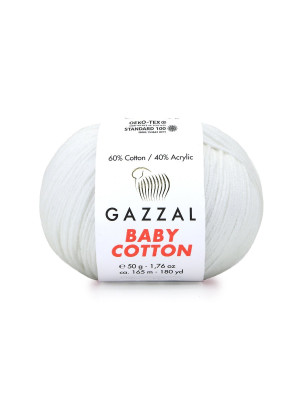 Пряжа Gazzal BabyCotton 25 цвет 3410