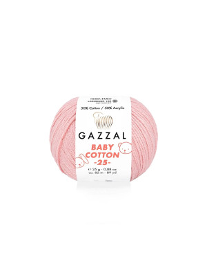 Пряжа Gazzal BabyCotton 25 цвет 3444