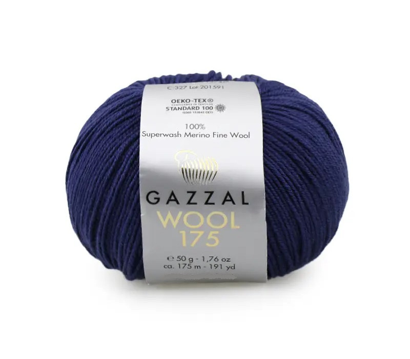 Пряжа Gazzal Wool 175 327